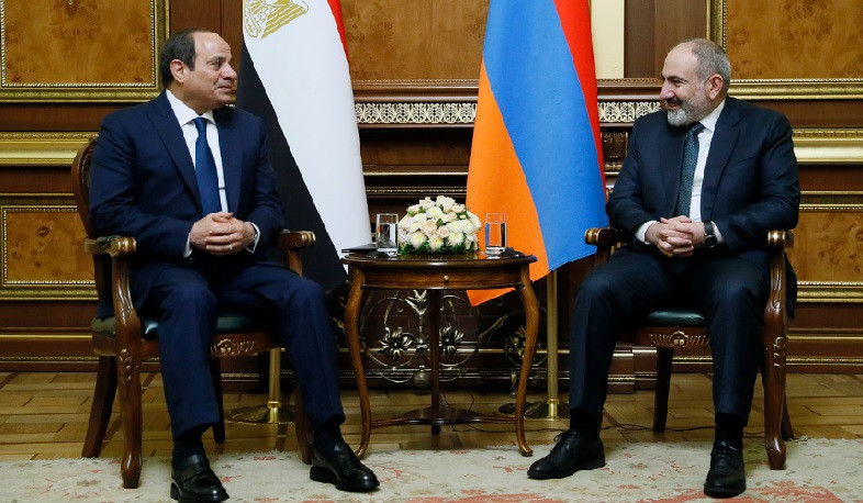 armenia,egypt,pashinyan,sisi , Video - Nikol Pashinyan and Abdel Fattah El-Sisi discuss further development of Armenia-Egypt relations